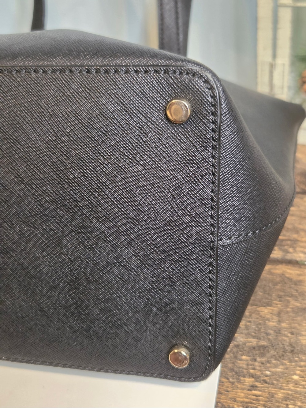 kate spade Black Saffiano Tote with Matching Zip Wallet - Picture 8 of 15